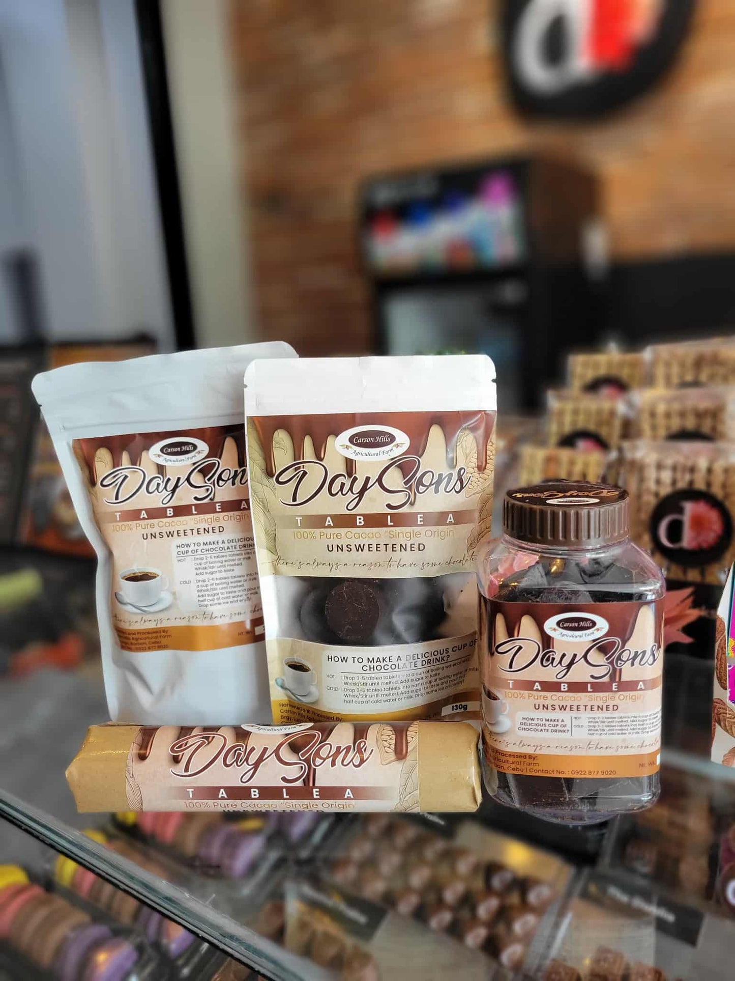 Carson Hills Daysons Tablea - Borbon, Cebu (250 grams bottle)