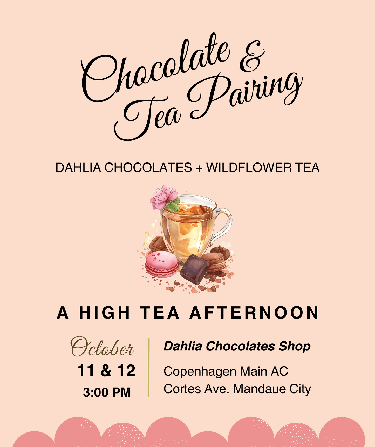 Chocolate & Tea Pairing : A High Tea Afternoon