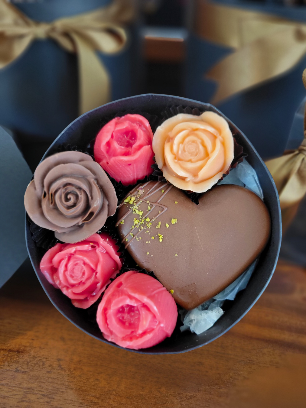Petit Floral Heart Box