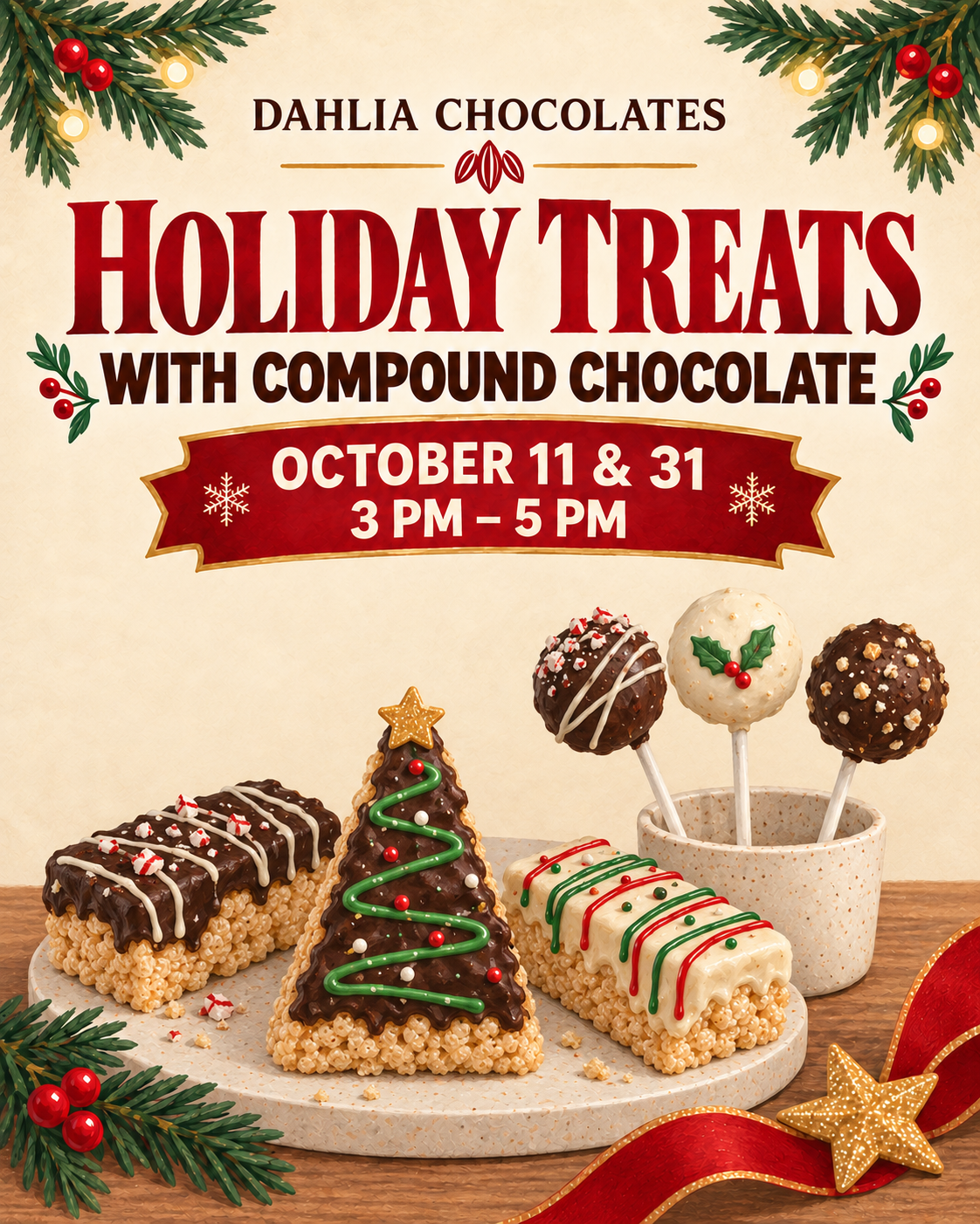 Holiday Compound Chocolates Workshop