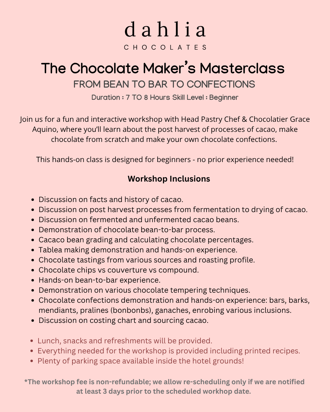 The Chocolate Maker's Masterclass