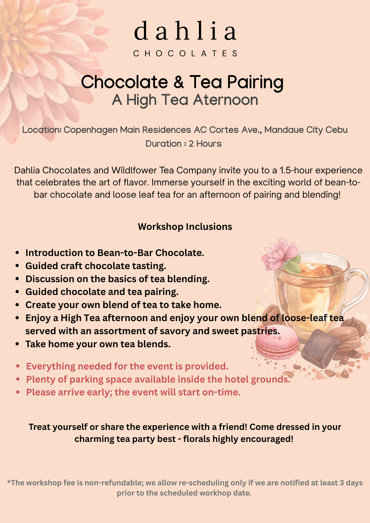 Chocolate & Tea Pairing